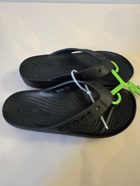 CROCS Shoes - Crocs Baya Platform Flip Flop Sandals - Iconic Comfort Women's Size 4 Black